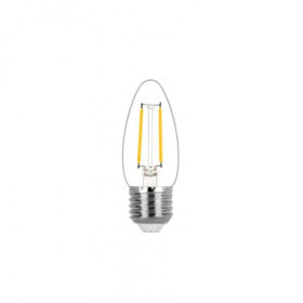 Lâmpada LED Vela Lisa E27 Filamento 320º 2700K Quente 2,5W Bivolt | Stella STH20300/27