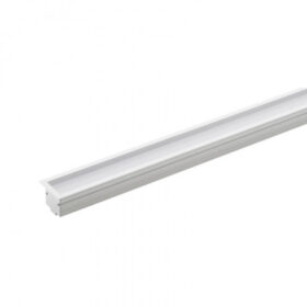 Perfil de Embutir LED Archi Recuado Linear 1 Metro Alto IRC>93 2700K Quente 23W 24V Alumínio Branco | Stella STH20991BR/27