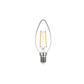 Lâmpada LED Vela Lisa E14 Filamento 320º 2700K Quente 2,5W 220V | Stella STH20302/27