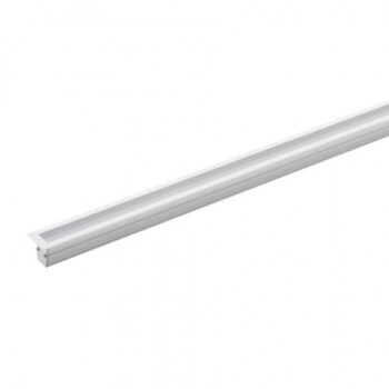 Perfil de Embutir LED Archi Recuado Linear 1 Metro Alto IRC>93 4000K Neutro 11,5W 24V Alumínio Branco | Stella STH20981BR/40