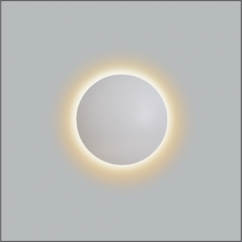 Arandela Eclipse Curvo Redondo Halopin G9 Ø40cm Metal - Usina 239/40