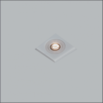Luminária de Embutir No Frame Quadrado AR70 14x14cm Metal - Usina 30202/11